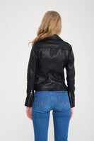 - X1O - Genuine Leather Jacket (Black)