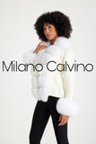 Knitwear w/ Finnish Fur (White)