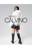 Gerçek Tibet Furü Women’s Jacket - White - Milano Calvino image 6