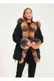 Women’s Şişme Parka (Black) - Black Frost Combination - Milano Calvino