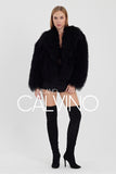 Gerçek Tibet Furü Women’s Jacket - Black - Milano Calvino image 8