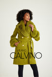 Cashmere Coat - Pistachio Green - Milano Calvino image 3