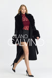 Fur Trimmed Fransız Cashmerei Coat - Black - Milano Calvino image 6