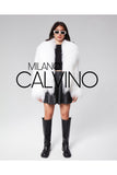 Gerçek Tibet Furü Women’s Jacket - White - Milano Calvino
