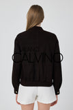 Genuine Suede Varsity Jacket – Bitter Brown - Dark Brown - Milano Calvino image 8