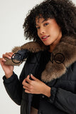 Collarlı Şişme Jacket - Black - Milano Calvino image 6