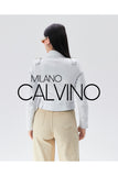Genuine Leather White Leather Jacket - Milano Calvino image 5