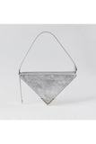Threee Genuine Leather Bag - Silver - Milano Calvino