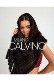 Mink Knitted Fur Shawl - Brown - Milano Calvino