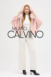 Fur Hooded Jacket Blushy Pink - Blush Pink - Milano Calvino image 6
