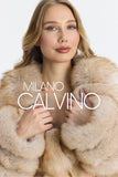 Fur Trimmed Fransız Cashmerei Coat - Camel Beige - Milano Calvino image 5