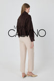 Genuine Suede Leather Zipped Jacket – Acı Kahve - Dark Brown - Milano Calvino image 5