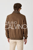 Erkek Bomber Jacket — Curly Post Collarlı, Çıkarılabilir - Hazel Brown - Milano Calvino image 7