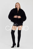 Gerçek Tibet Furü Women’s Jacket - Black - Milano Calvino image 6