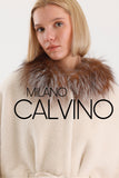 Beige Detaylı Poncho - Milano Calvino image 6