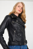 Genuine Leather Jacket ( Black ) - Milano Calvino