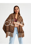 Mink Knitted Fur Shawl - Beige - Milano Calvino image 5
