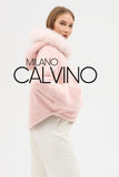 Fur Hooded Jacket Blushy Pink - Blush Pink - Milano Calvino image 3