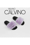 Slipper Mink - Purple - Milano Calvino image 3