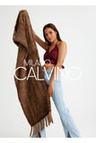Mink Knitted Fur Shawl - Beige - Milano Calvino image 3