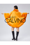 Fur Trimmed Cashmere Poncho - Kavun İçi - Milano Calvino image 6
