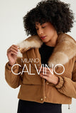 Collarlı Şişme Jacket - Mustard - Milano Calvino image 6