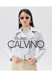Genuine Leather White Leather Jacket - Milano Calvino image 6