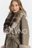 Fur Trimmed Fransız Cashmerei Coat - Stone Grey - Milano Calvino image 6
