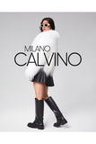 Gerçek Tibet Furü Women’s Jacket - White - Milano Calvino image 3
