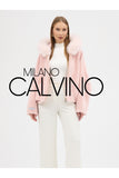 Fur Hooded Jacket Blushy Pink - Blush Pink - Milano Calvino image 8