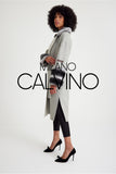 Alpaca Wool Fur Trimmed Jacket - Grey - Milano Calvino image 3