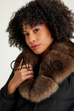 Collarlı Şişme Jacket - Black - Milano Calvino image 7