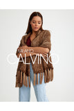 Mink Knitted Fur Shawl - Beige - Milano Calvino image 4