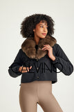 Collarlı Şişme Jacket - Black - Milano Calvino image 4