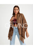 Mink Knitted Fur Shawl - Beige - Milano Calvino image 8