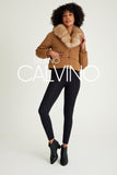 Collarlı Şişme Jacket - Mustard - Milano Calvino image 2