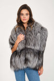 Fur Shawl & Scarf (silver) - Milano Calvino image 2