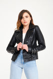 Genuine Leather Jacket - Black - Milano Calvino image 2