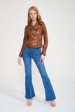 Genuine Leather Jacket ( Taba ) - Milano Calvino image 3