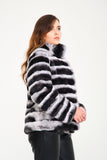 Chinchilla Rex Fur Jacket (Short) - Milano Calvino image 3