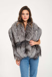 Fur Shawl & Scarf (silver) - Milano Calvino image 3