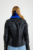 Chinchilla Rex Fur Scarf - Chinchilla Blue - Milano Calvino image 3