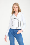 Genuine Leather Jacket - White - Milano Calvino image 3