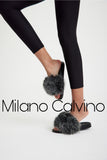 Fur Trimmed Slipper - Brissa - Milano Calvino image 4