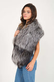 Fur Shawl & Scarf (silver) - Milano Calvino image 4