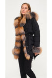 Women’s Şişme Parka (Black) - Black Frost Combination - Milano Calvino image 4