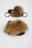 Fur Trimmed Slipper - Rakun - Milano Calvino image 4