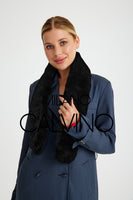 Chincilla Rexx Scarf (Black)