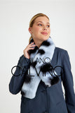 Chinchilla Rex Fur Scarf - Chinchilla Skyblue - Milano Calvino image 5