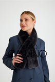 Chinchilla Rex Fur Scarf - Mouse - Milano Calvino image 5